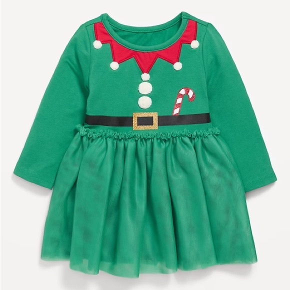 Old Navy Other - Old Navy Green Elf Holiday Dress